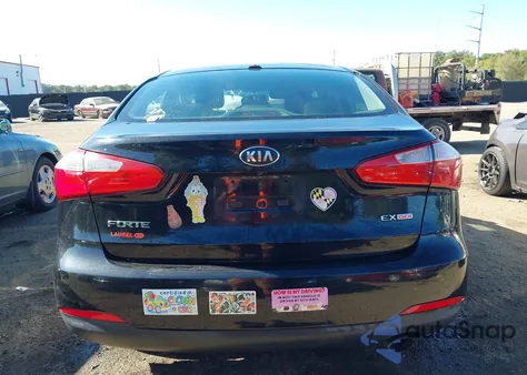 2014 Kia Forte Ex from USA, damaged, VIN KNAFX4A86E5105232